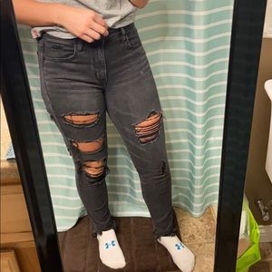 American Eagle Size 4 black jeggings